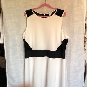 Plus Size black and white dress